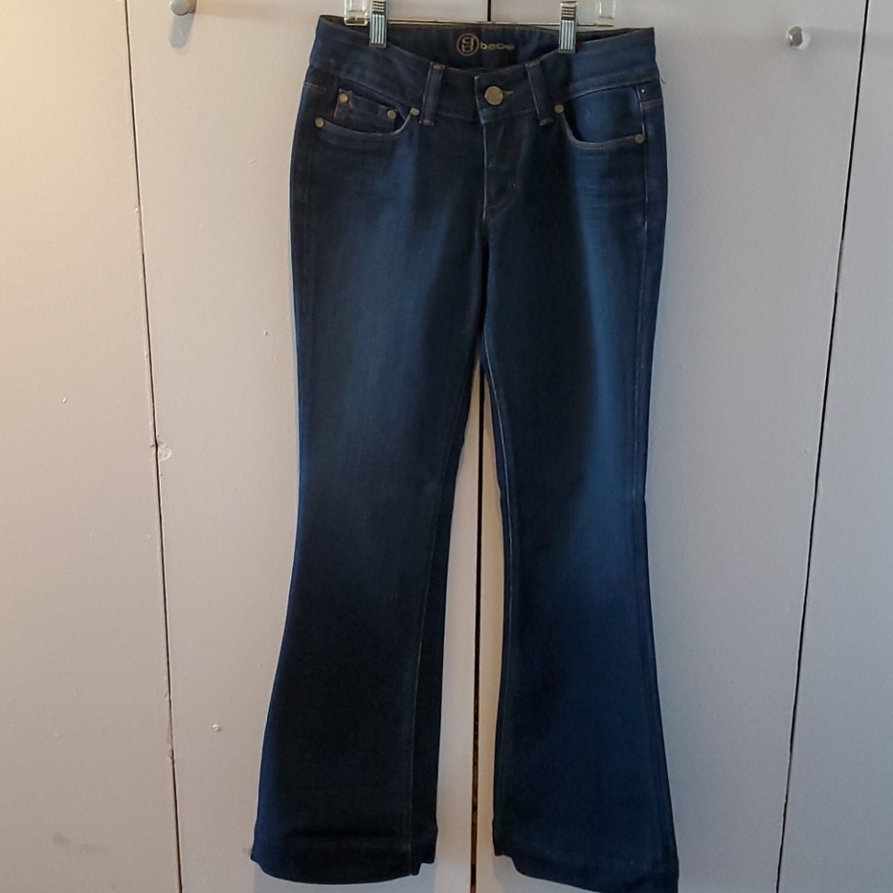 bebe denium flare jeans